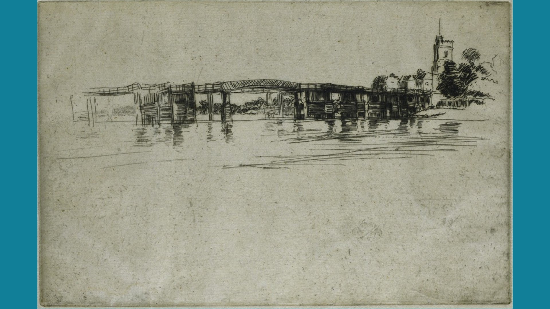 James McNeill Whistler (American, 1834–1903). The Little Putney, No. 1. 1879.