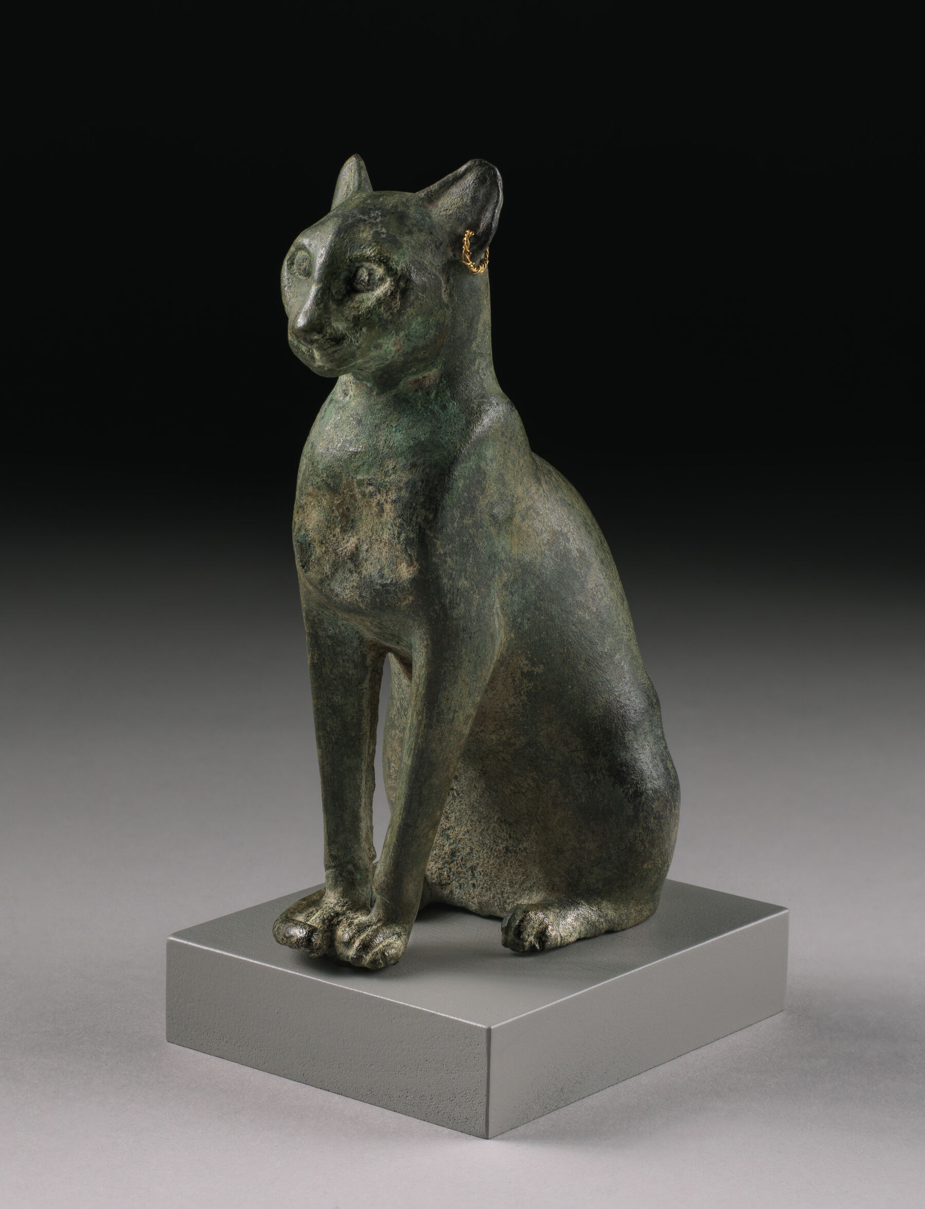 Statuette of a Seated Cat