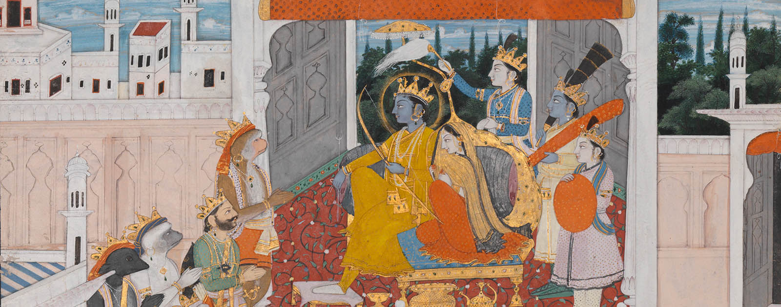 The coronation of Rama