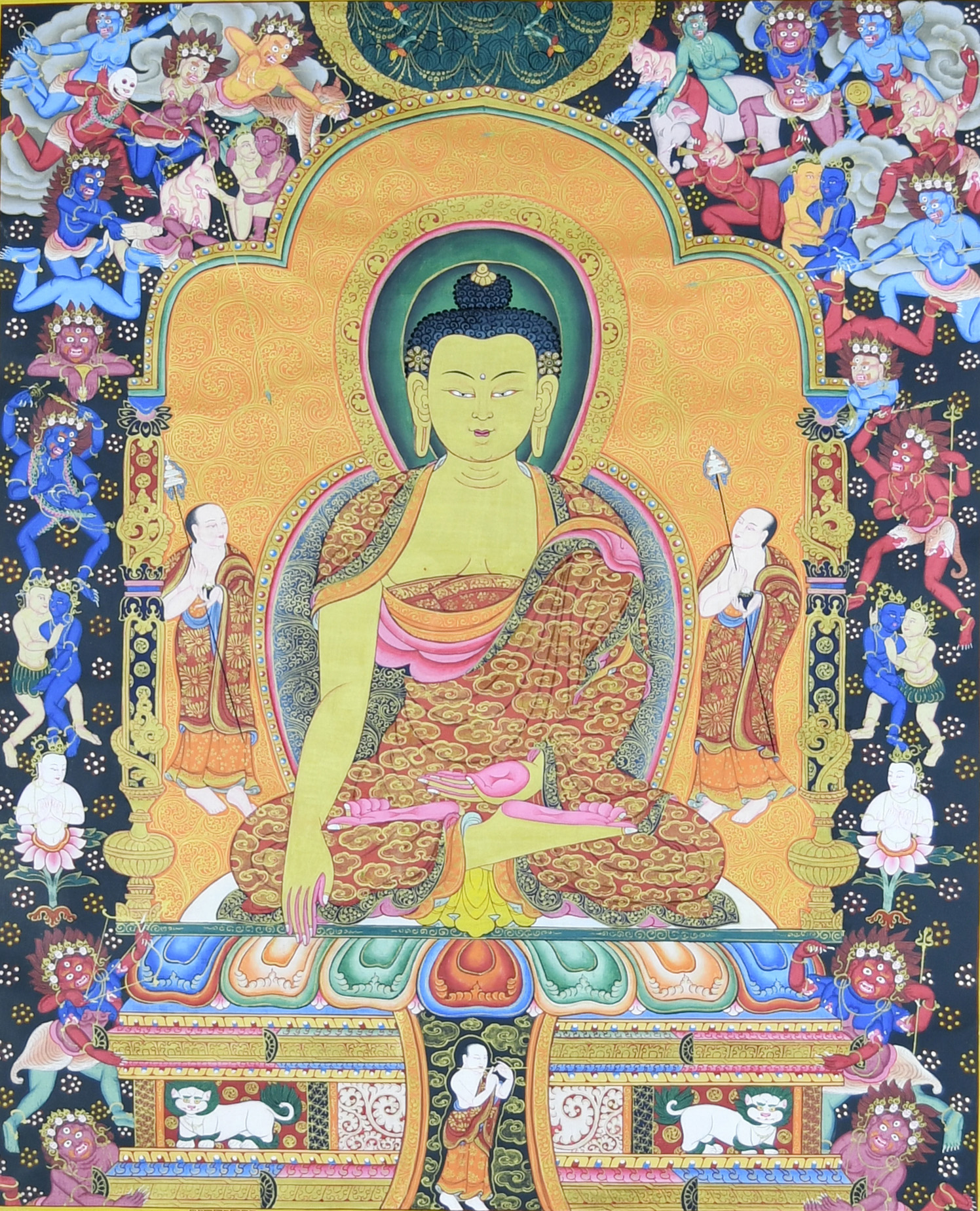 Buddha Sakaymuni (detail)