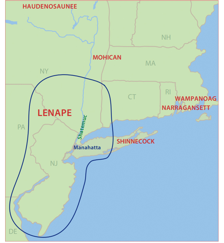 Lenape Map