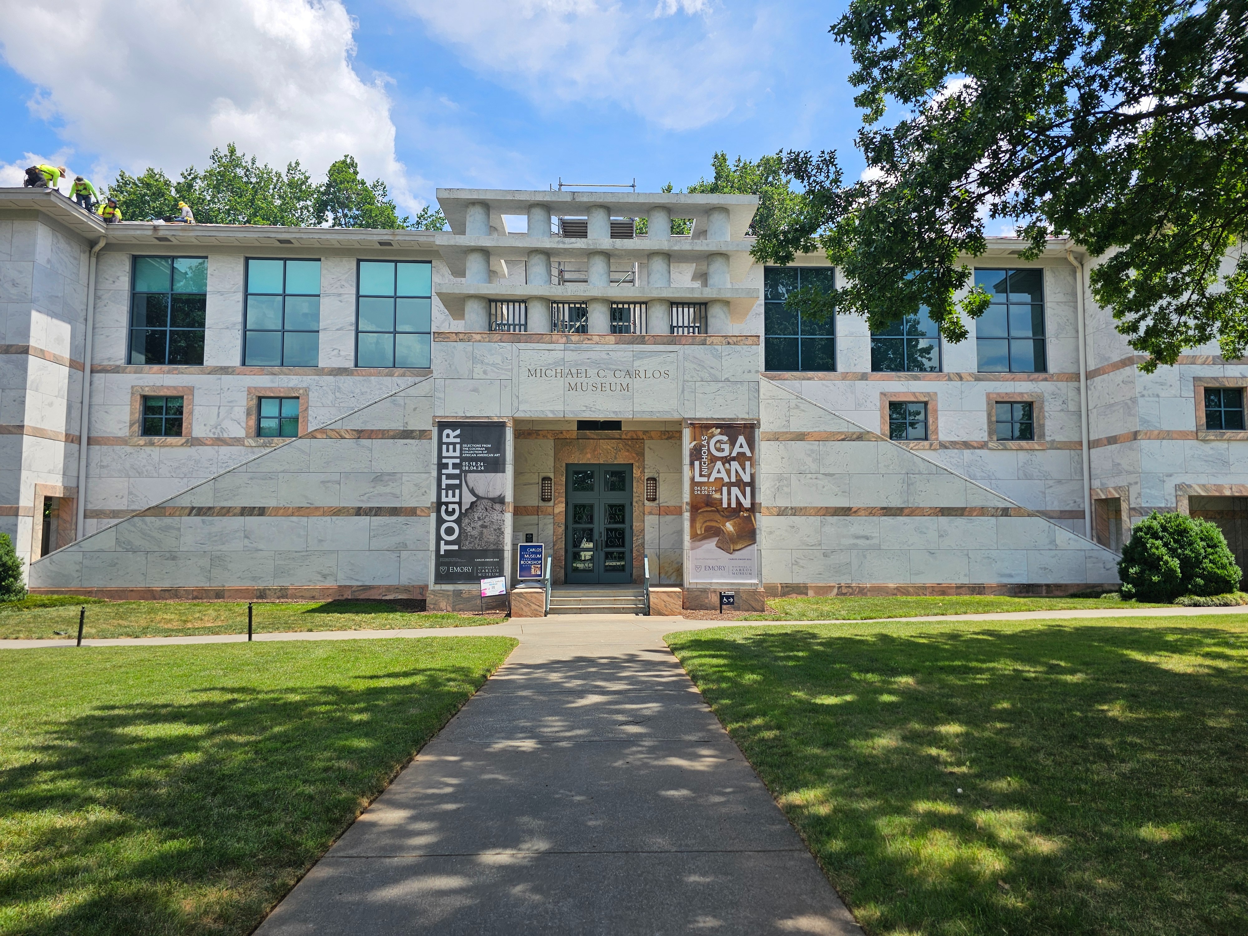 Carlos Museum Quadrangle facade