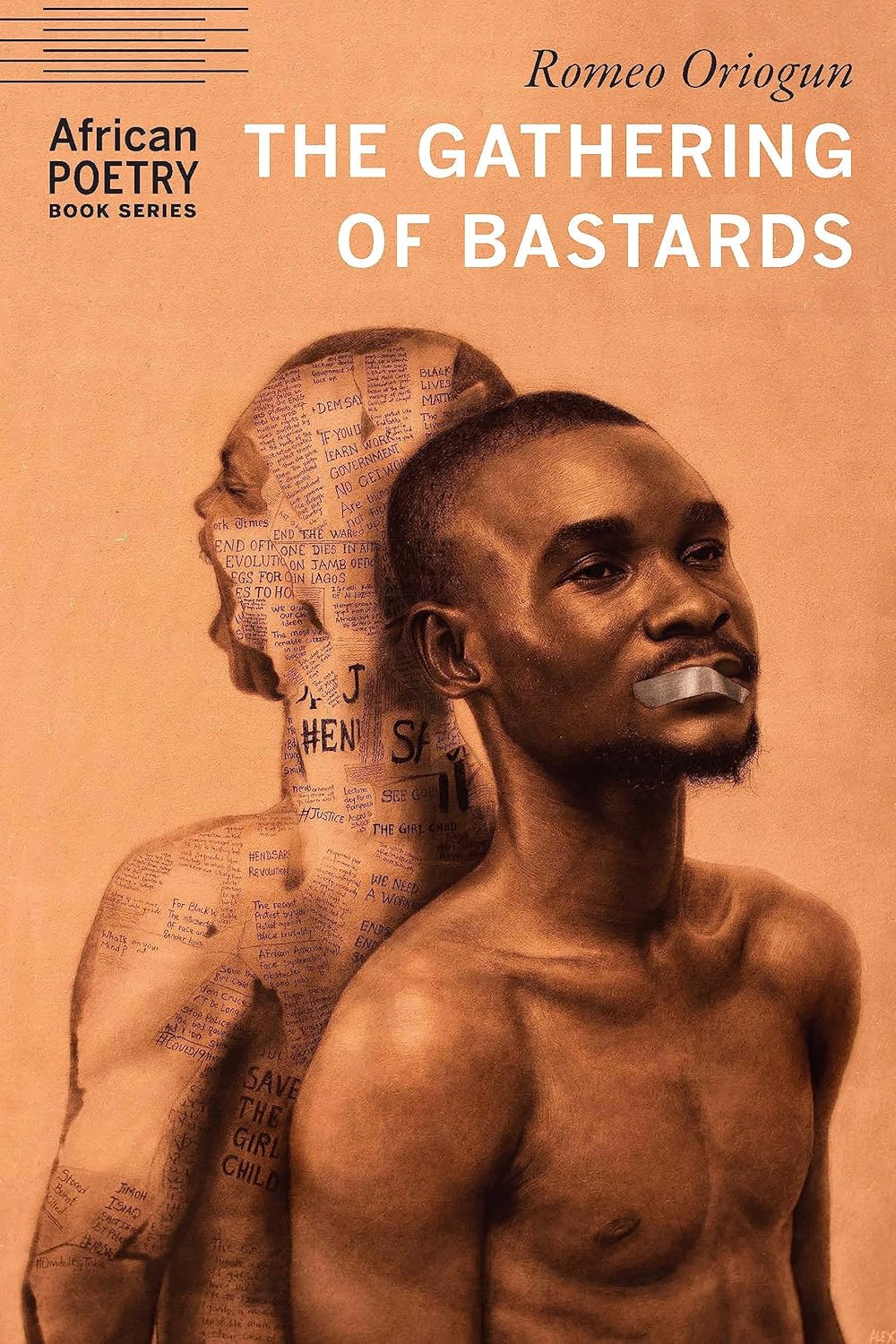 Cover of poetry book "The Gathering of Bastards" by Romeo Oriogun