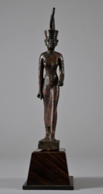 Neith.  Egyptian.  Third Intermediate Period, 1076-723 BCE.  Bronze.  Gift of Anne Cox Chambers.  2012.46.1.