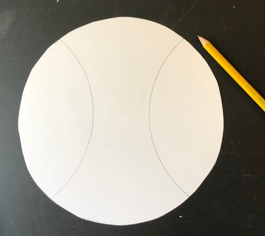 Two partial circles