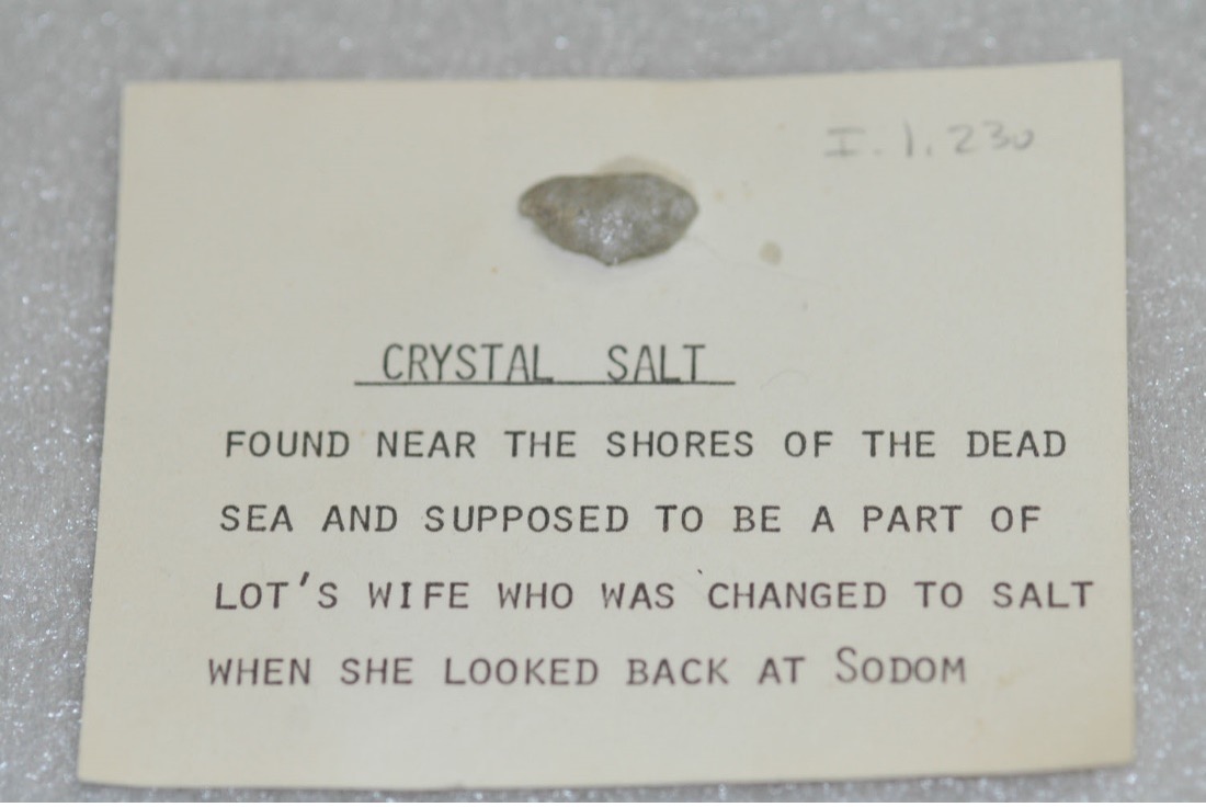 Salt Crystal: Lot’s Wife. Salt. I.001.230.