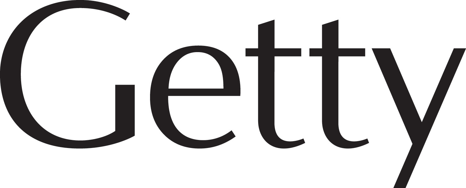 Getty Museum logo, black text on a white background