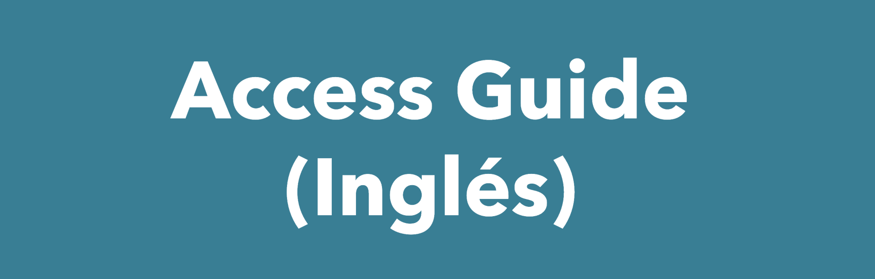 inglesl each other access guide
