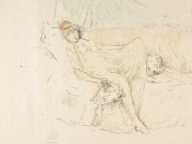 Whistler, James McNeill. Draped Figure Reclining, 1892. Transfer lithograph. Metropolitan Museum of Art. H.O. Havemeyer Collection, Bequest of Mrs. H.O. Havemeyer, 1929. 29.107.109. 