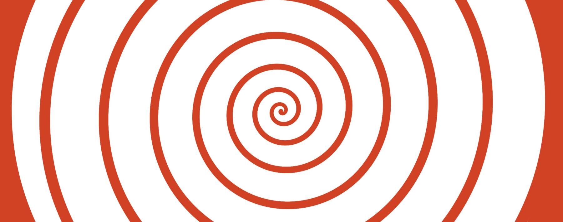 Dark orange spiral 